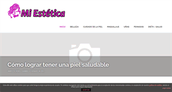 Desktop Screenshot of miestetica.net